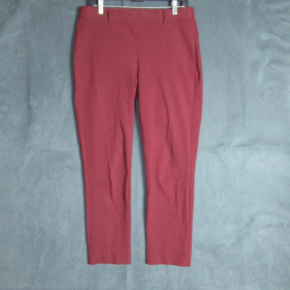 Brooks Brothers Pants Womens Size 10 Red Ankle Chino Stretch Career Casual